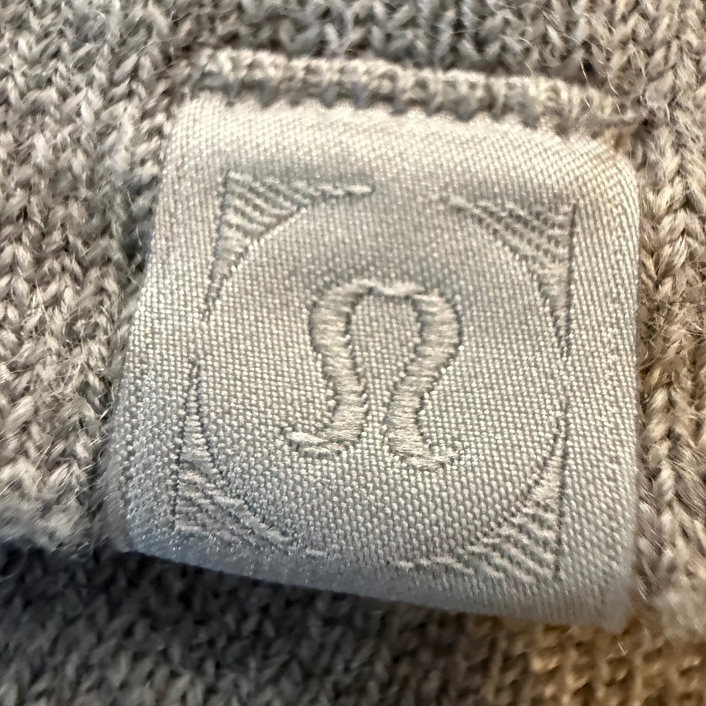 Lululemon Mens Merino Wool Crewneck Sweater Heathered Grey Large LM3CHQS - Picture 5 of 7